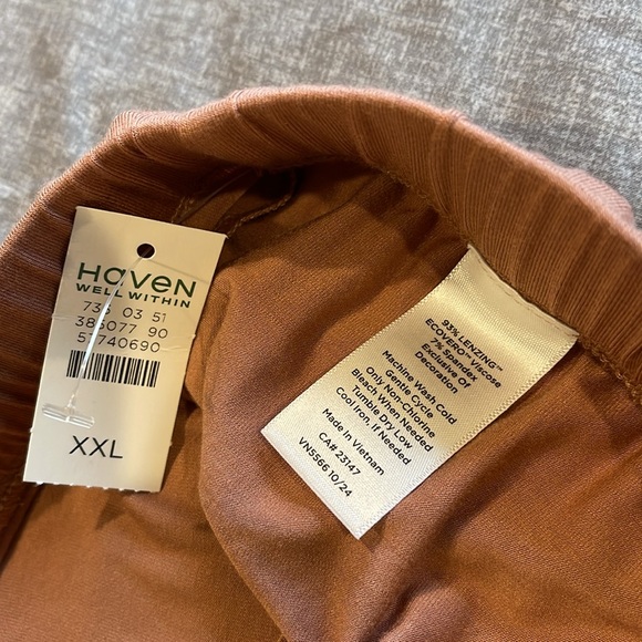 Haven Well Within Wide Leg Pajama Pants with Relaxed Silhouette, size xxl - Picture 8 of 10